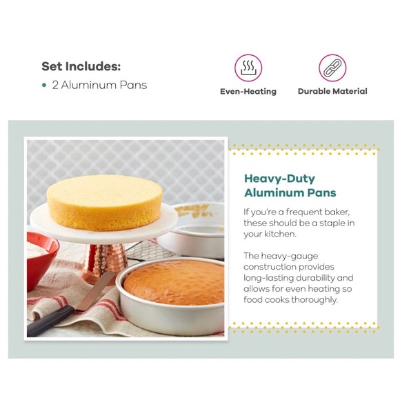 ⭐️ WILTON 6 inch Cake Pan Set Small & Tall - Picture 8 of 14